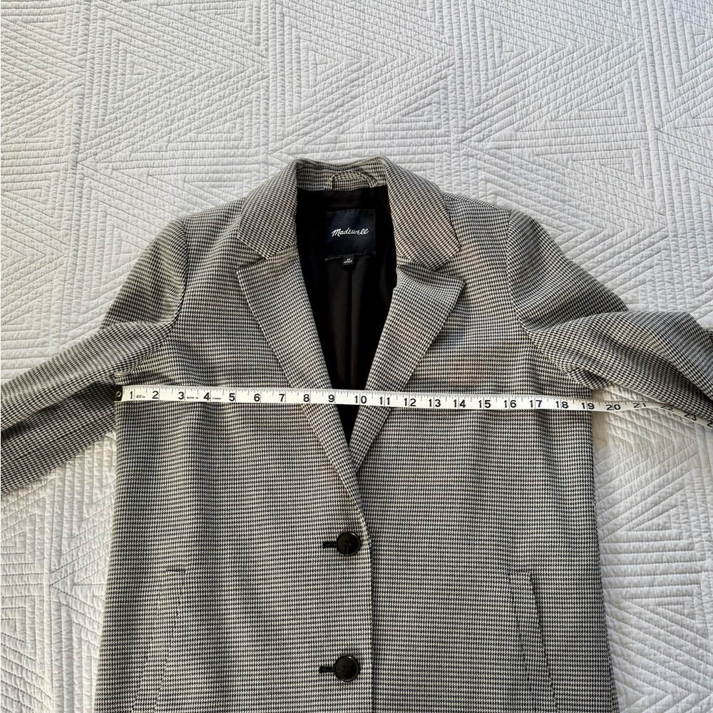 Madewell Dorset Blazer in Houndstooth - Picture 7 of 11
